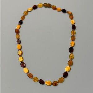 Amber Beaded Necklace